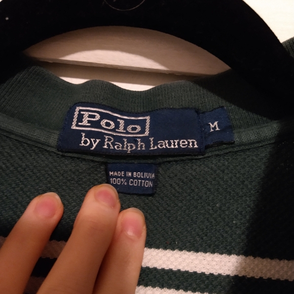 Polo Ralph Lauren striped collared polo top - Picture 3 of 4